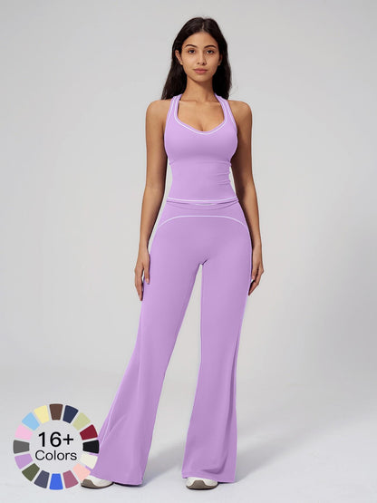 Women's Yoga Set with Dual Shoulder Straps, High-End Feel Sportswear - image 27