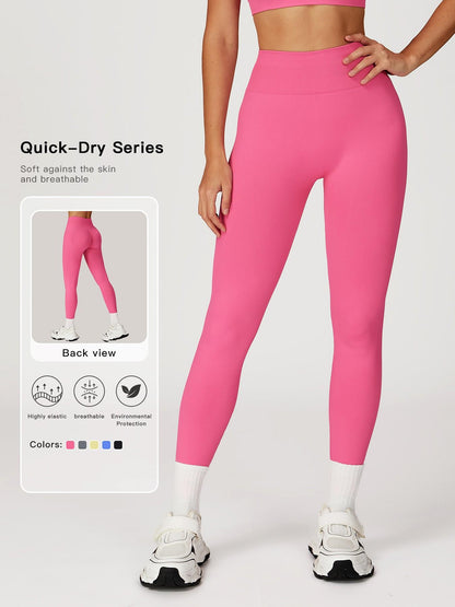 Women's Seamless High-Waisted Yoga Pants, Tight-Fitting Tummy Control - image 11