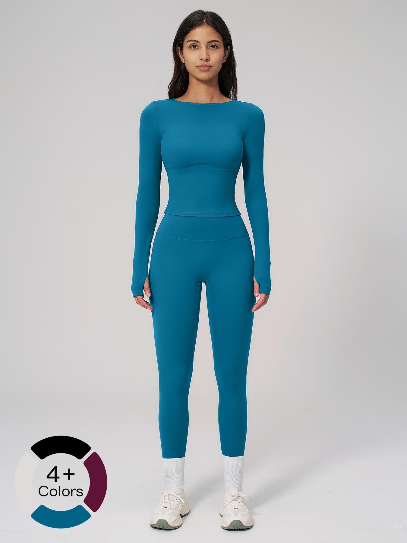 High-End Yoga Top for Women, Outdoor Running Sportswear - image 19
