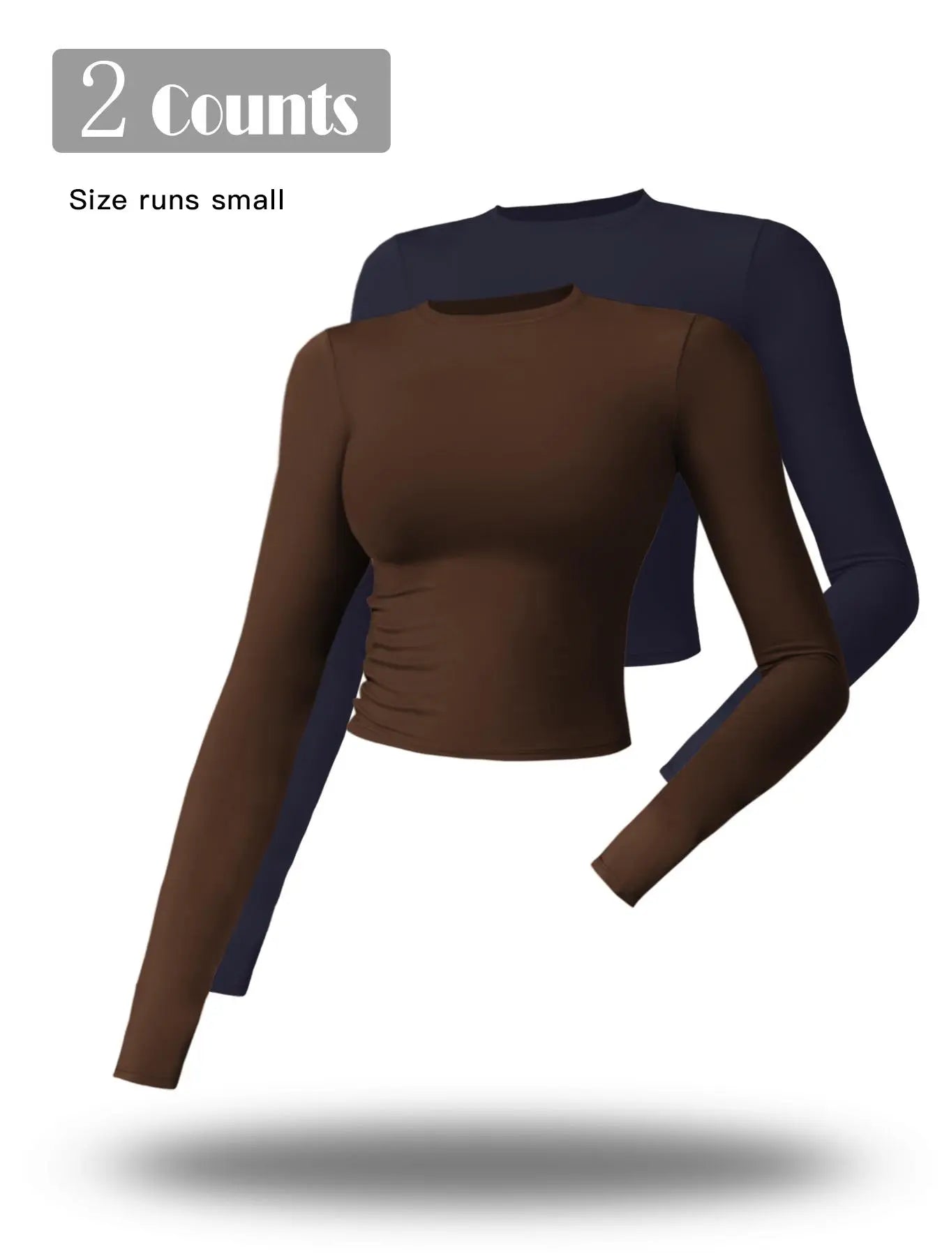 Women's Compression Sports Tee - Quick Drying Long Sleeve