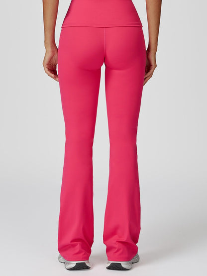 High Waist Yoga Pants, Fitted Wide Leg Bell Bottoms - image 11