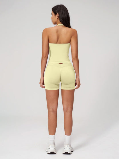 Seamless Yoga Set for Women, Tight Running Quick-Dry Sports Tank Top - image 12
