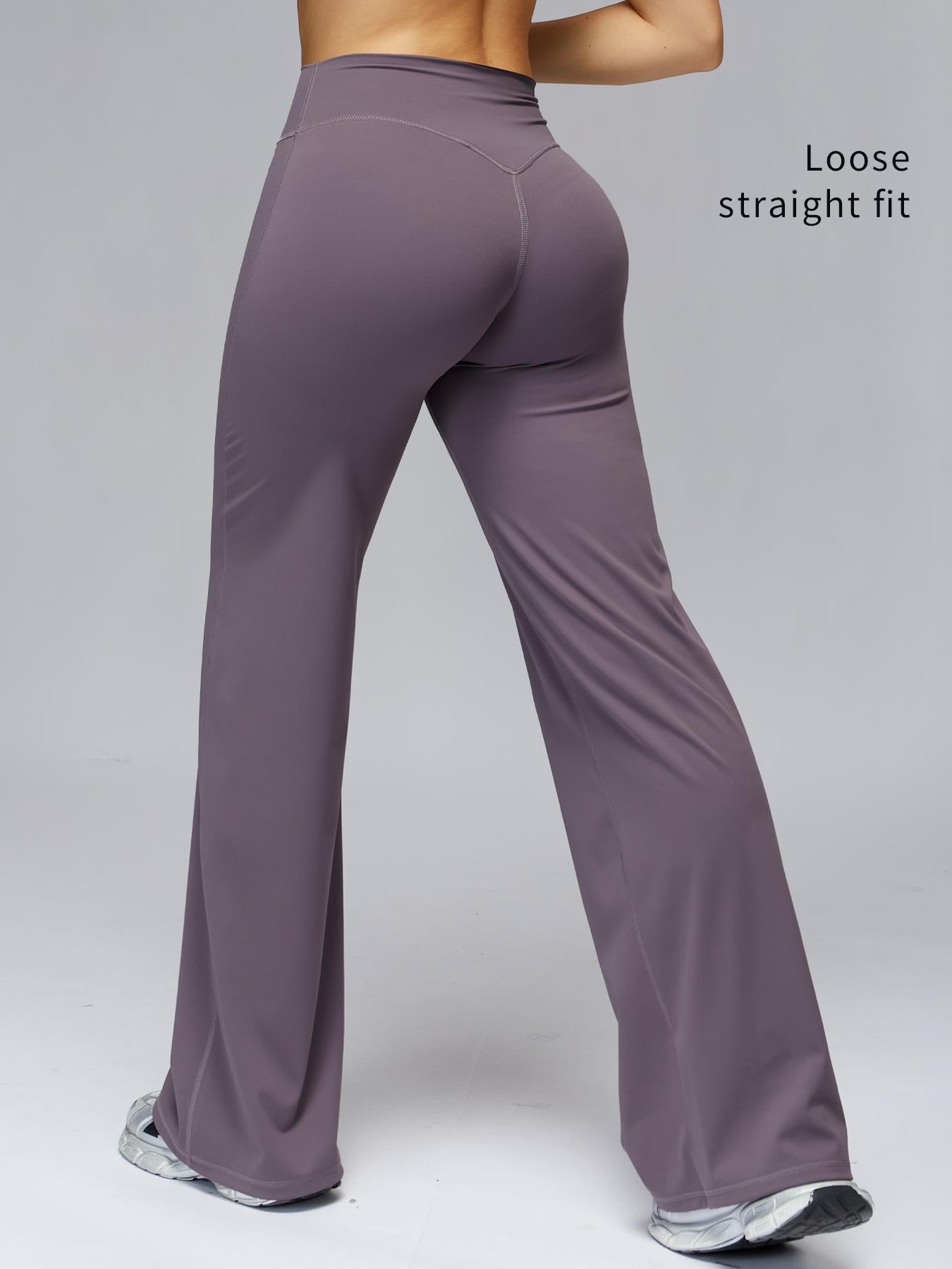 High Waist Flare Leg Yoga Pants, Casual Dance Workout Trousers - image 18