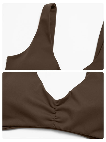 Sexy Backless Yoga Bra, Gathered Sports Running Fitness Underwear - image 15