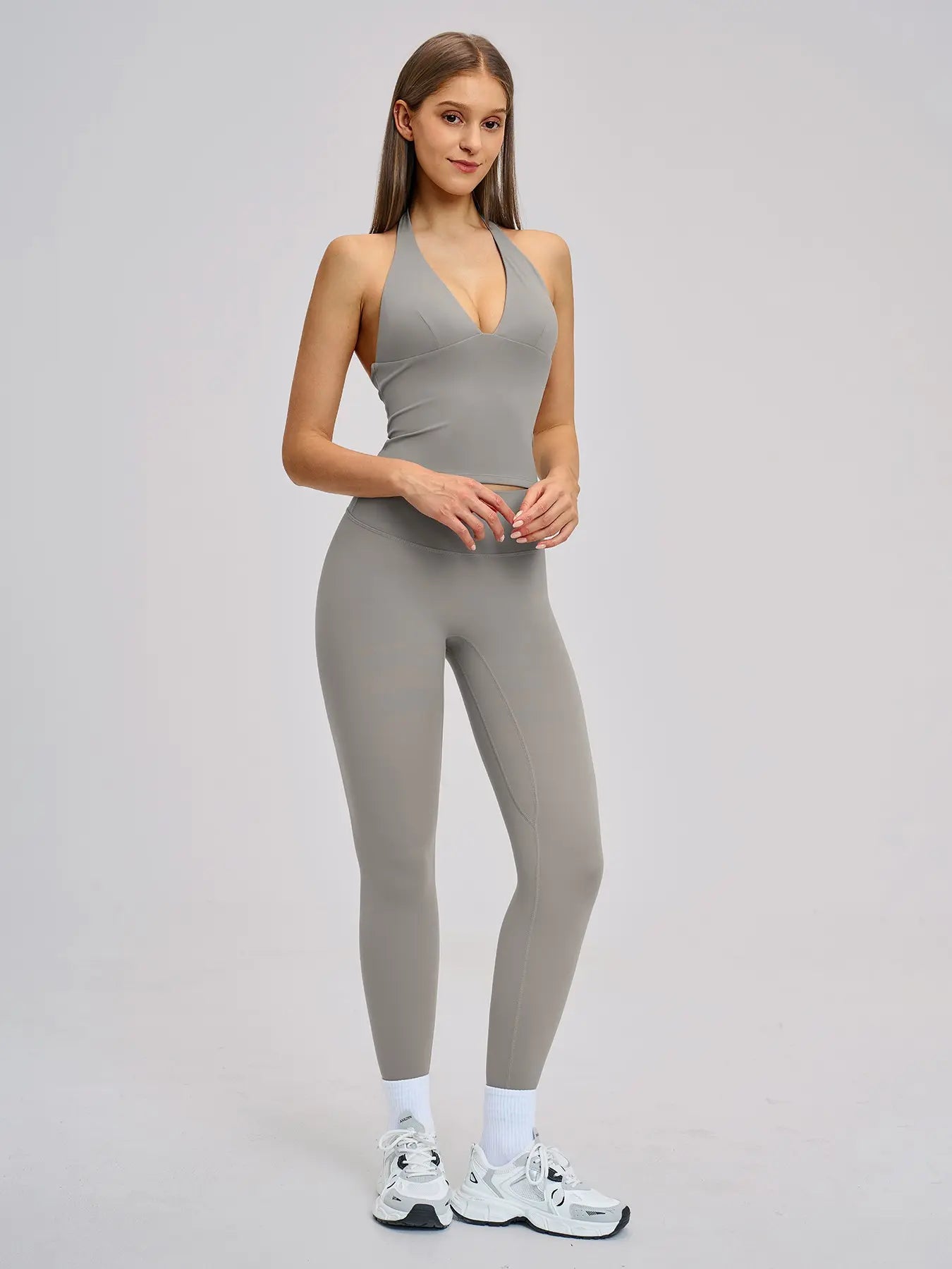 Spring Outdoor Sports Fitness Set, Fleece Tight Yoga - image 2