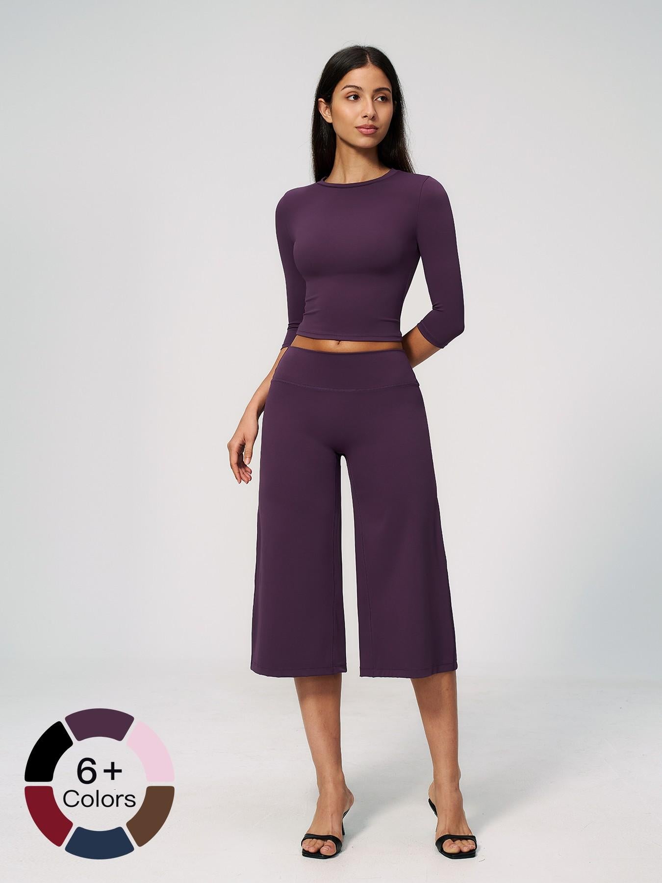 Cross-Border Yoga Set for Women, High Waist Butt Lifting Casual Outdoor Fitness Running Sports… - image 21