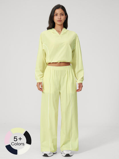Outdoor Sun Protection Set for Women, UV-Blocking Quick-Dry Hooded Sports Wear - image 19