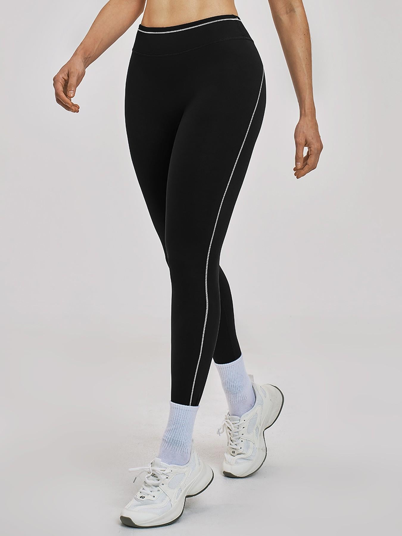 Cross-Border Colorblock Yoga Pants, High Waist Quick-Dry Tight Fit - image 13