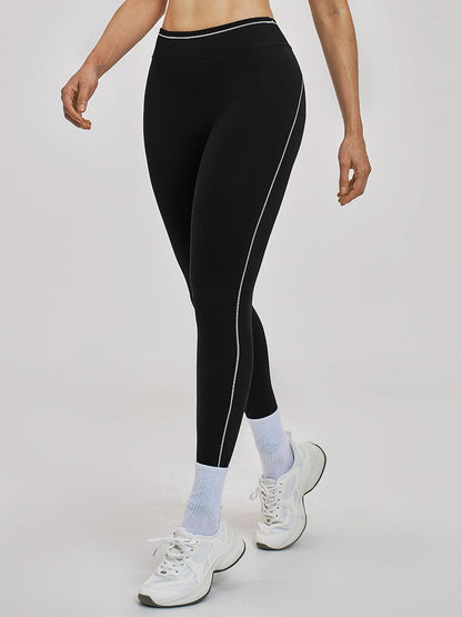 Cross-Border Colorblock Yoga Pants, High Waist Quick-Dry Tight Fit - image 13
