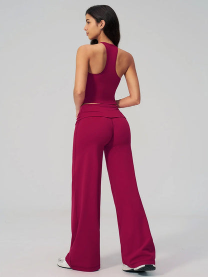 Tight-Fitting Sportswear Set, Comfortable Backless Yoga Co-ord Set - image 7