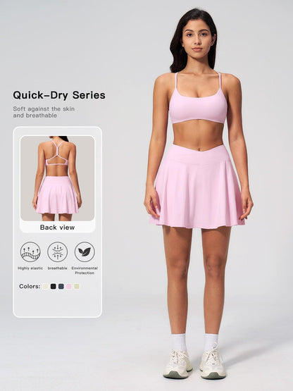 Two-Piece Sports Backless Yoga Set, Anti-Exposure Fake Two-Piece Running Sportswear - image 11