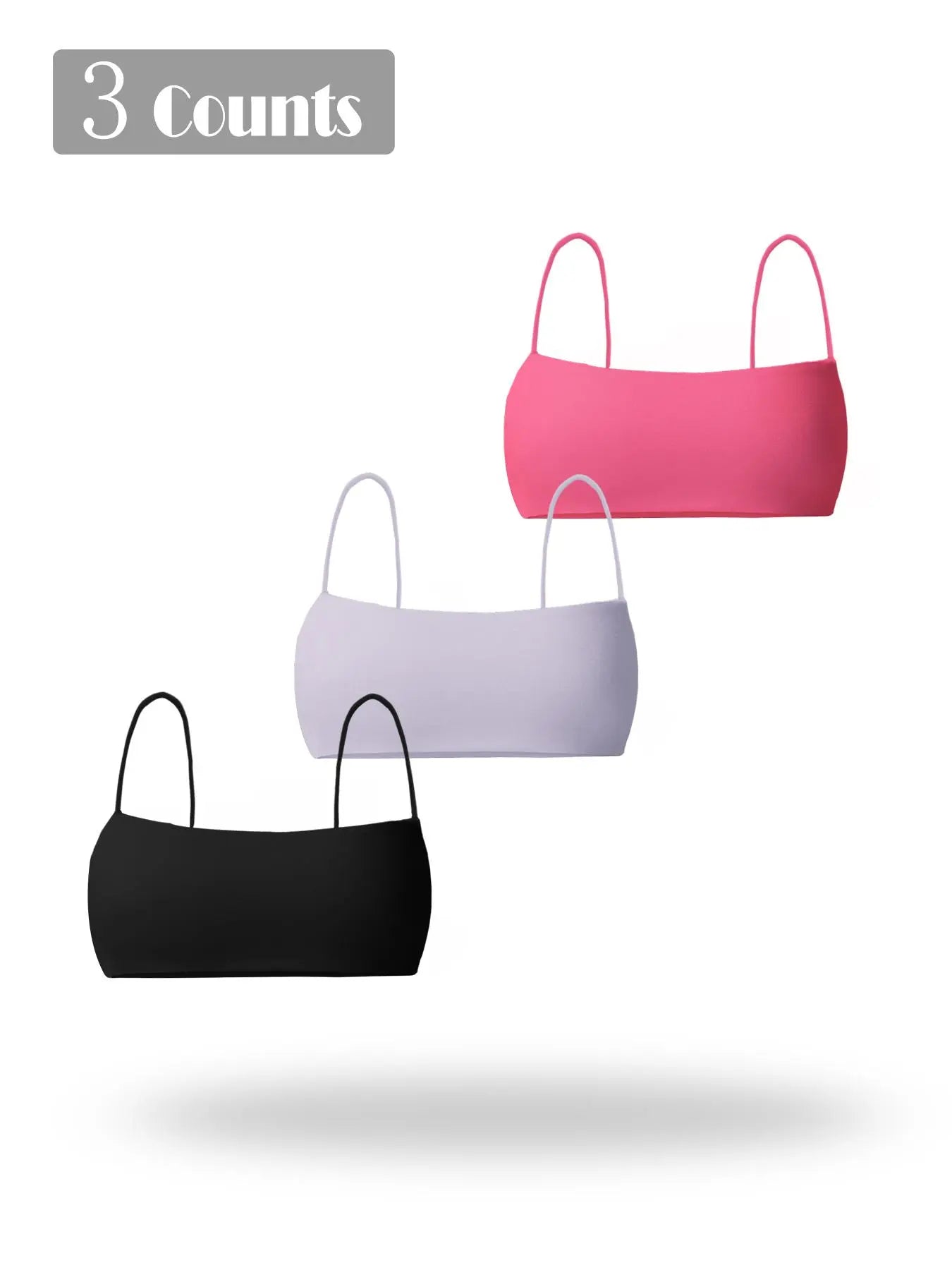 Women's Solid Backless Stretch Sports Bra, Sporty Breathable Comfortable Quick Drying Bra - image 7