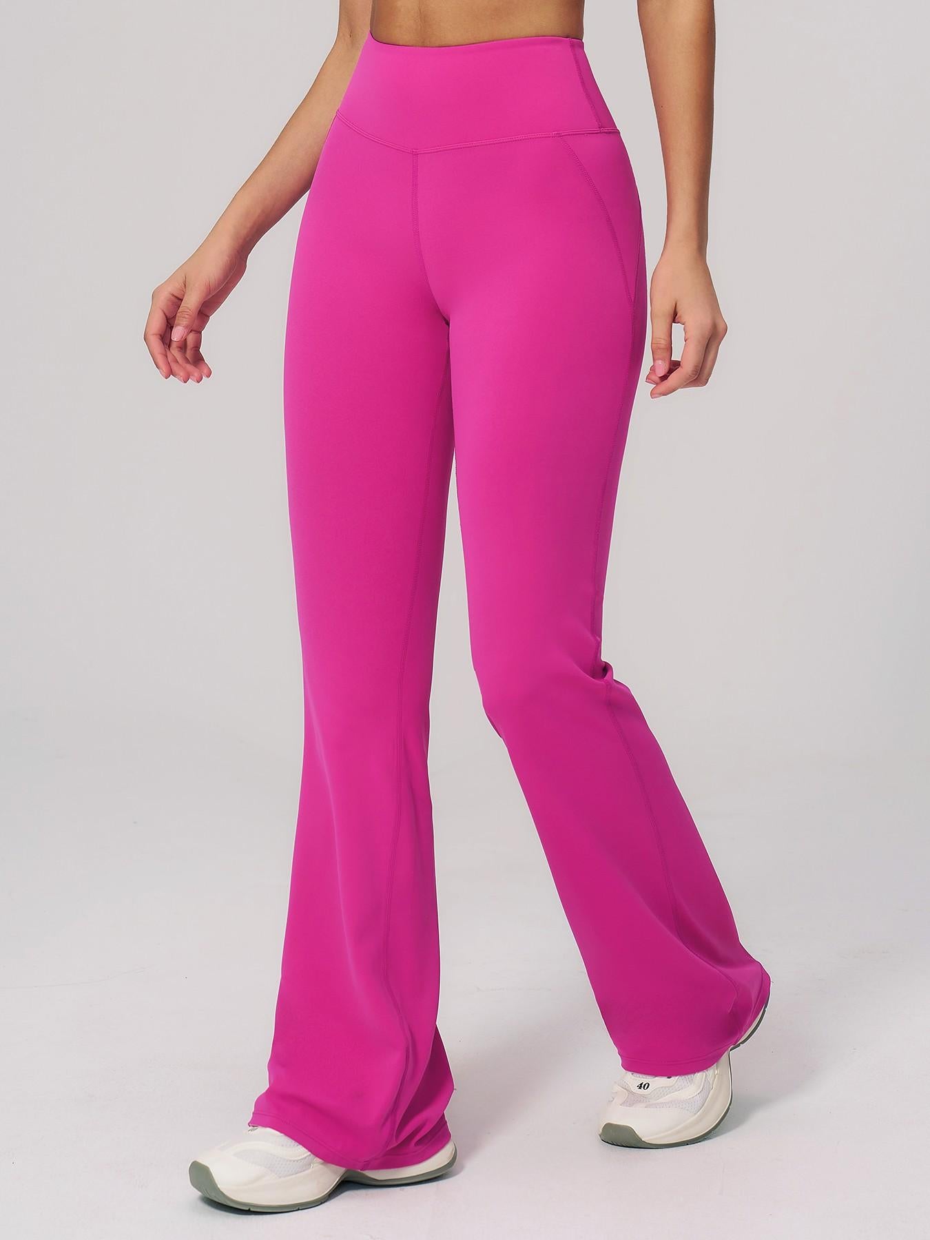 Cloudy Sensation Sport Long Pants, High Waist Butt Lifting Wide Leg Outerwear Bell Bottoms - image 12