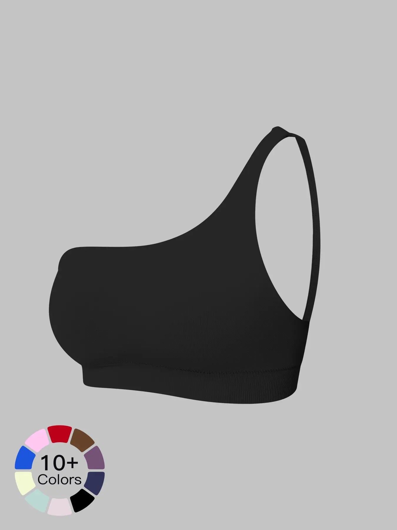 Cross-Border Spring New Single Shoulder Backless Yoga Bra, Workout Bras