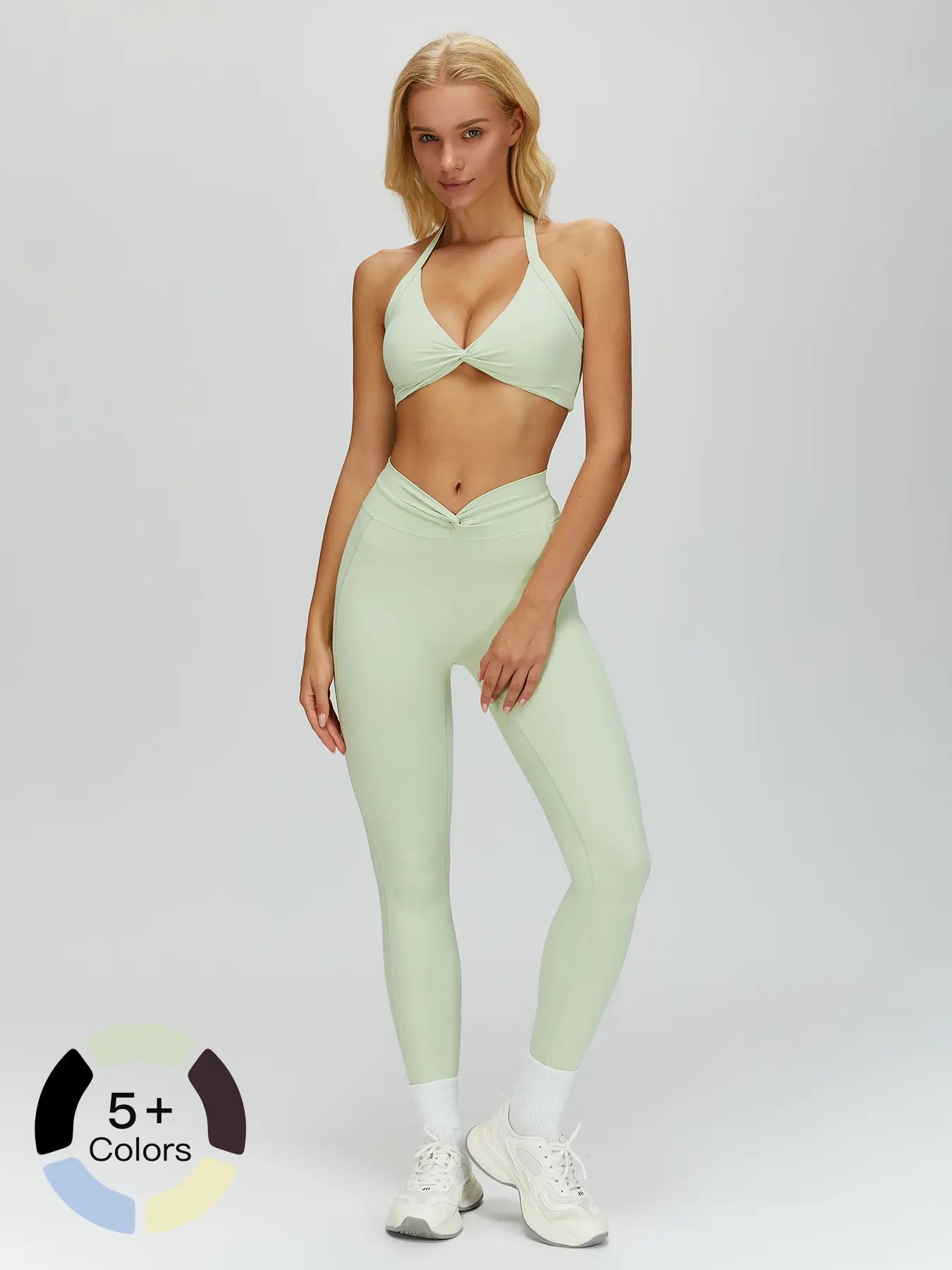 Fashionable Nude Yoga Set, Sportswear Set