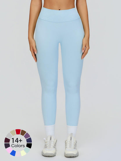 Seamless Peach Butt Yoga Pants, V-Shape Tight Fit Slimming Running Sports Quick-Dry Fitness Long Pants - image 26
