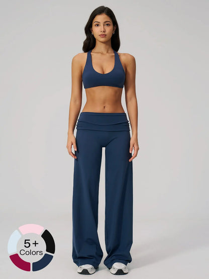 Women's Summer Fashion Yoga Set, Backless Sportswear
