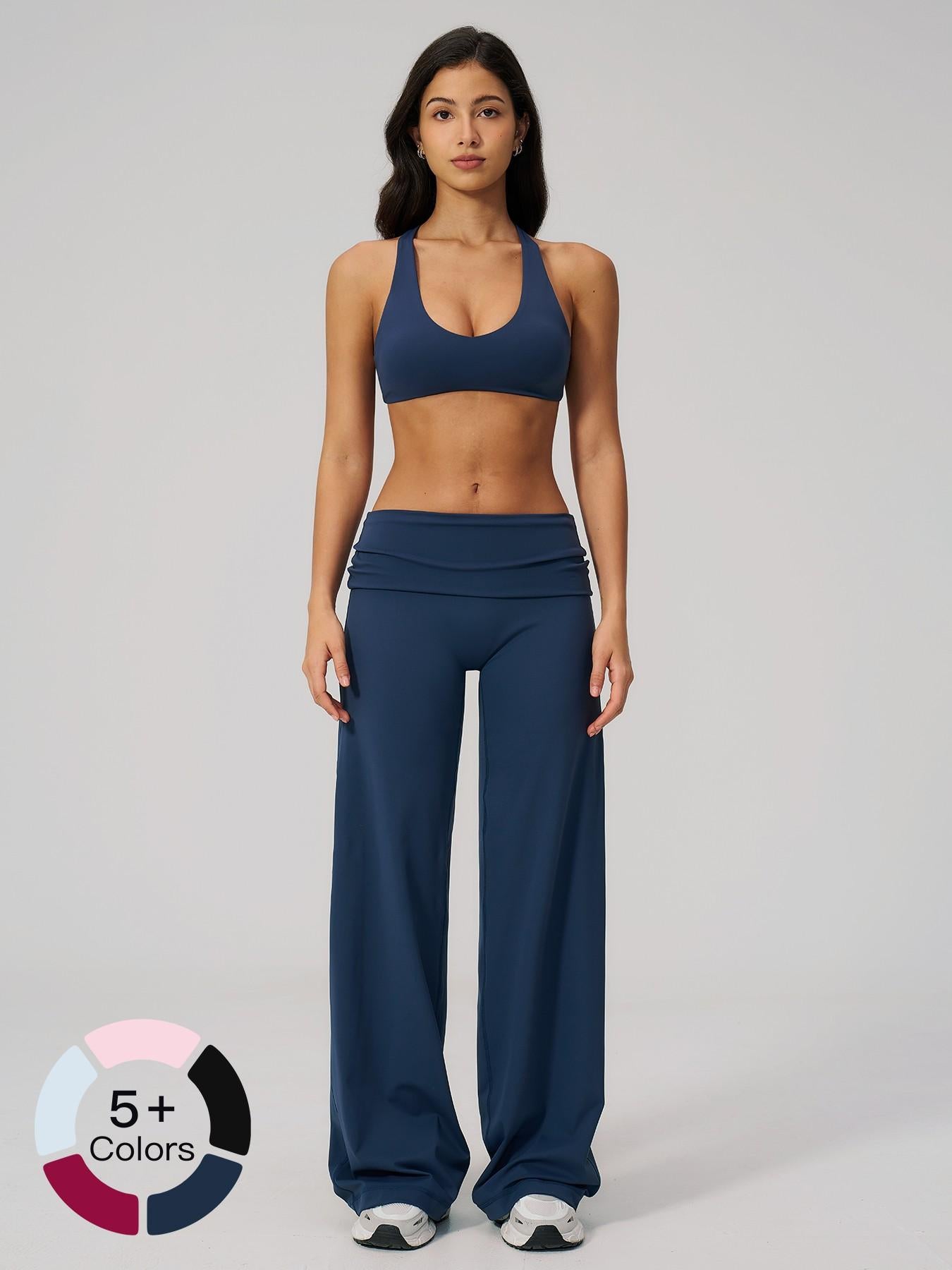 Women's Summer Fashion Yoga Set, Backless Sportswear - image 21