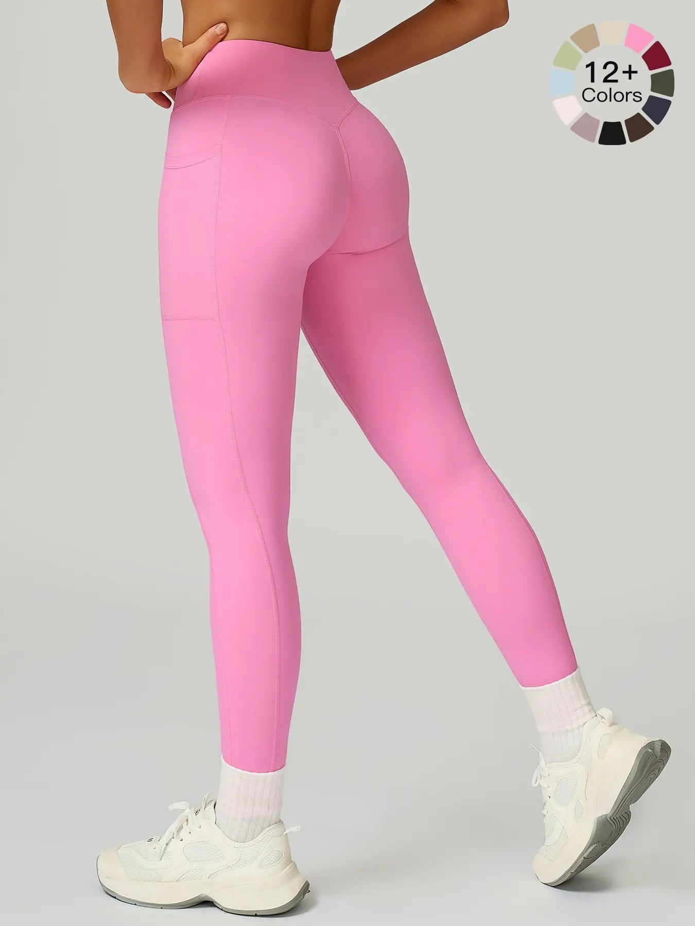 High Waist Yoga Pants for Women, Cross-Waist Fitness Yoga Leggings