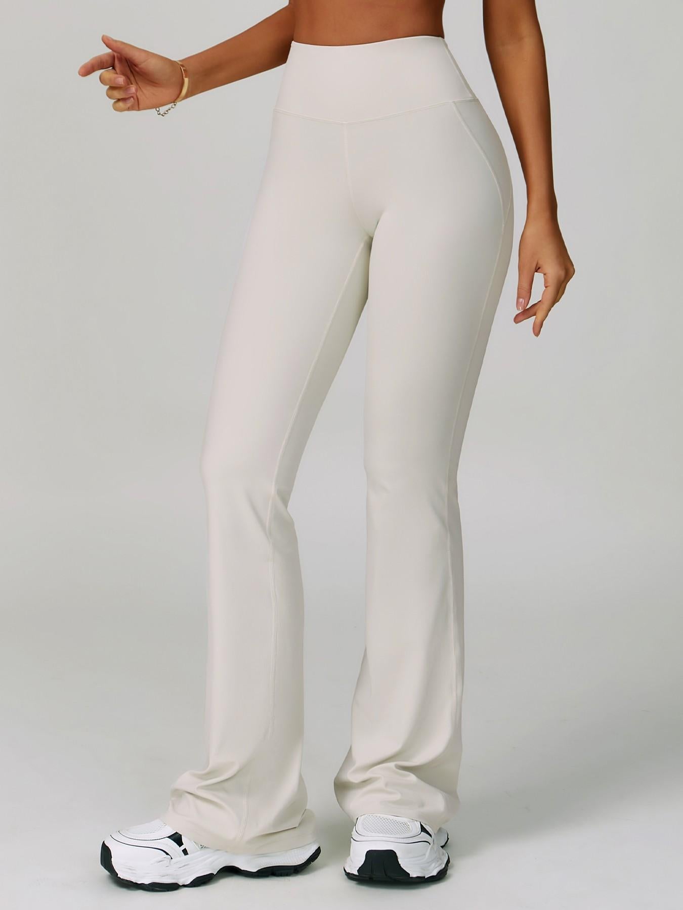 Cloudy Sensation Sport Long Pants, High Waist Butt Lifting Wide Leg Outerwear Bell Bottoms - image 9