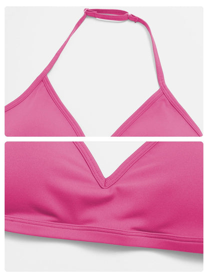 Women's Yoga Set, High-End Shock Absorption Sport Bra & Quick-Dry High-Waist Capri Pants - image 17