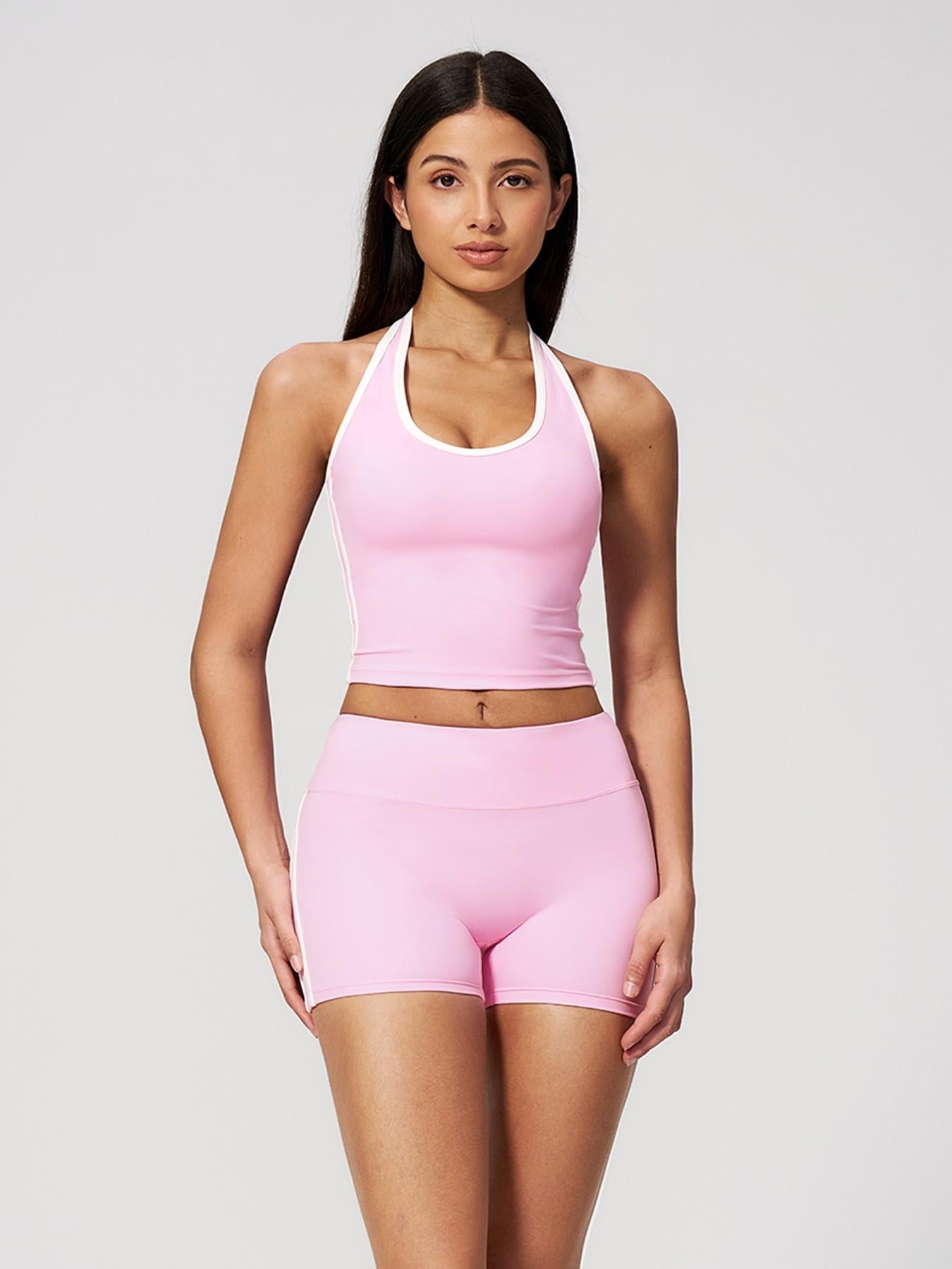 Bare Feel Yoga Set, Colorblock Pilates Training Wear - image 15