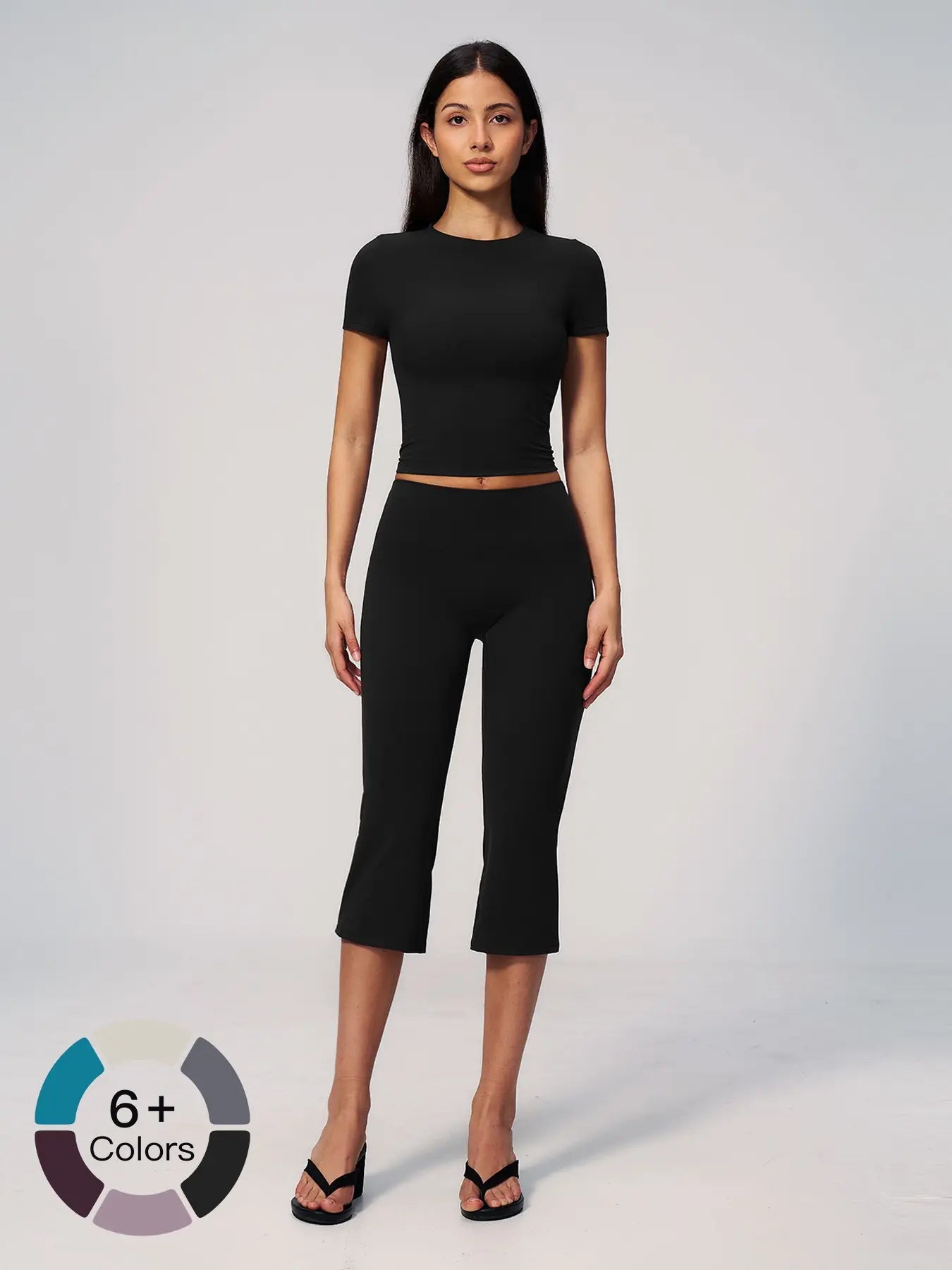 Fashion Yoga Set for Women, High Waist Butt Lifting Tight Fit Slimming Pilates Training Workout… - image 2