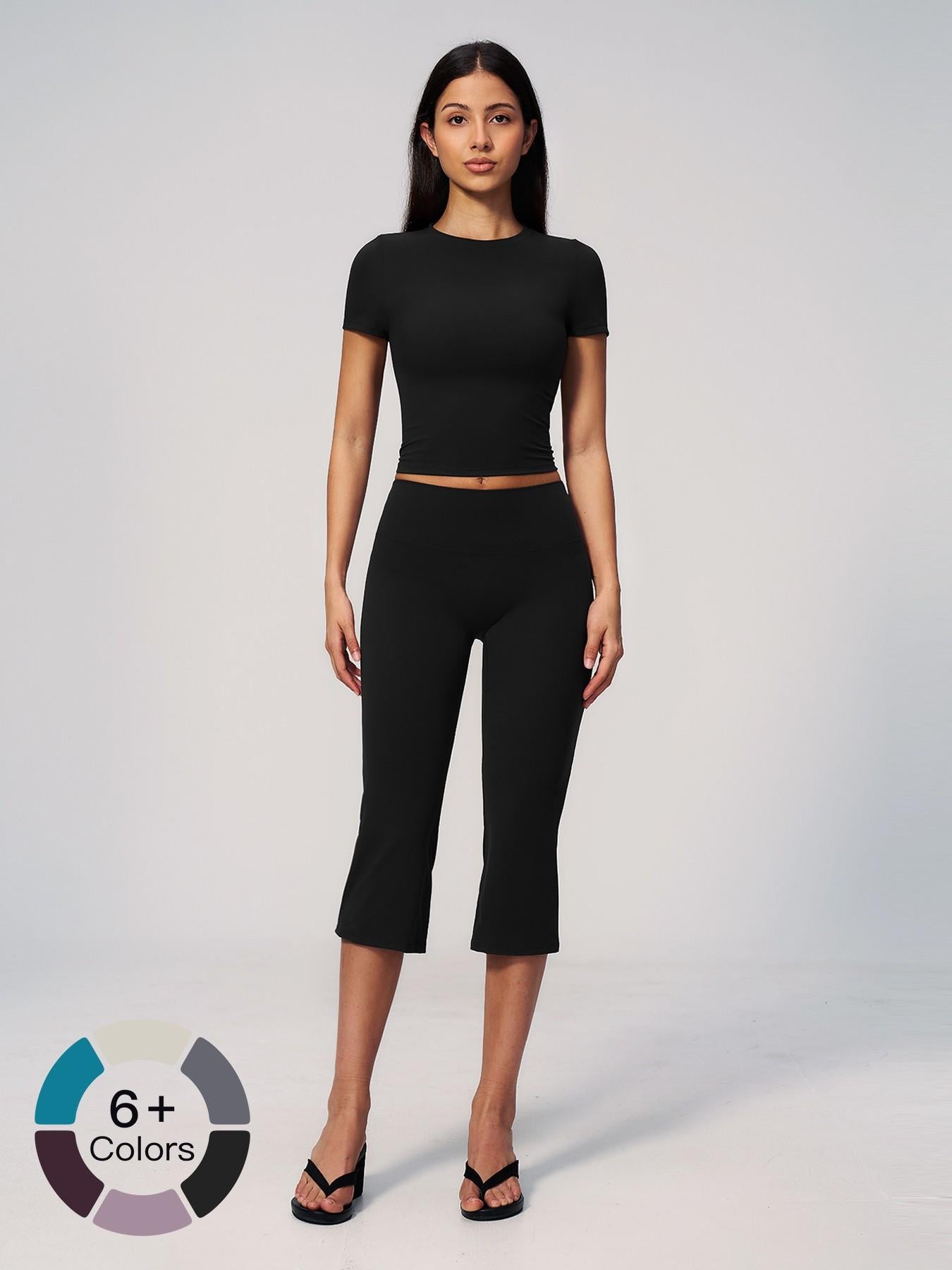 Fashion Yoga Set for Women, High Waist Butt Lifting Tight Fit Slimming Pilates Training Workout… - image 19