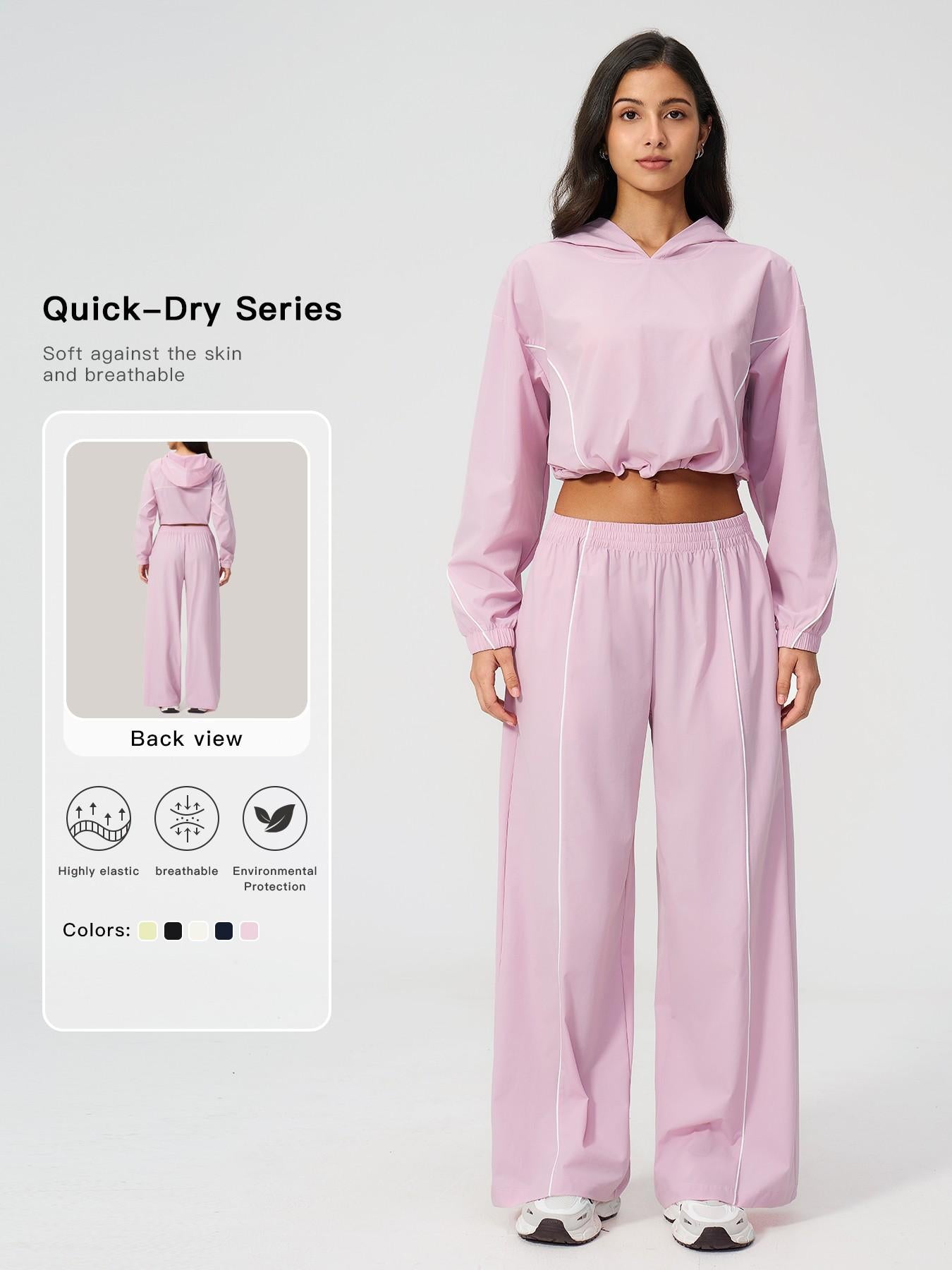 Outdoor Sun Protection Set for Women, UV-Blocking Quick-Dry Hooded Sports Wear - image 11