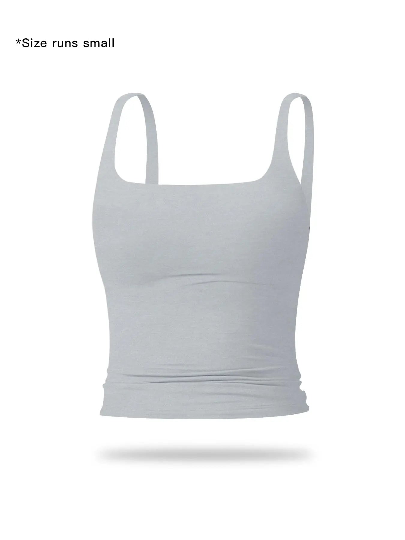 Women's Solid Color Sports Tank Top for Yoga & Gym