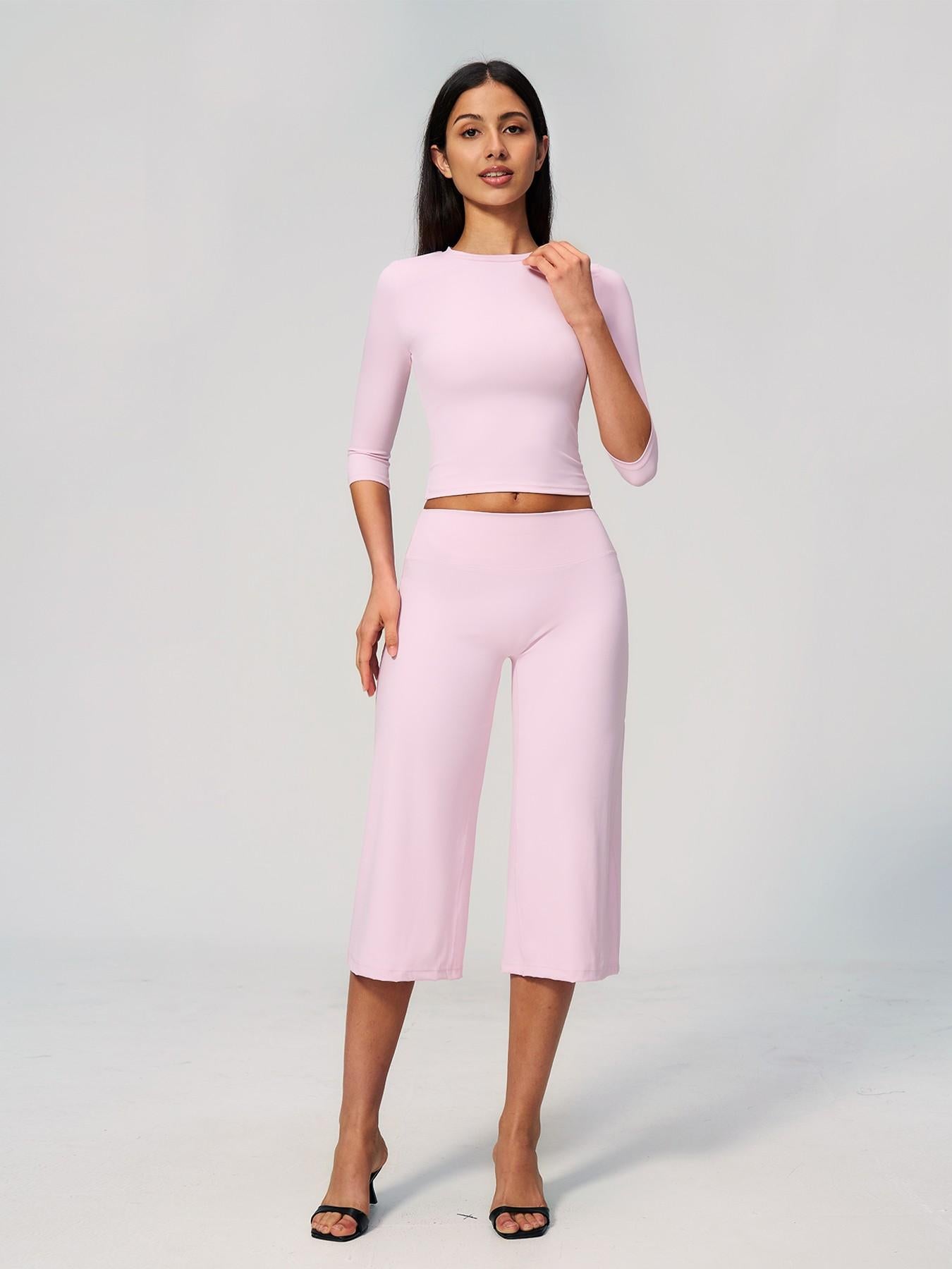 Cross-Border Yoga Set for Women, High Waist Butt Lifting Casual Outdoor Fitness Running Sports… - image 16