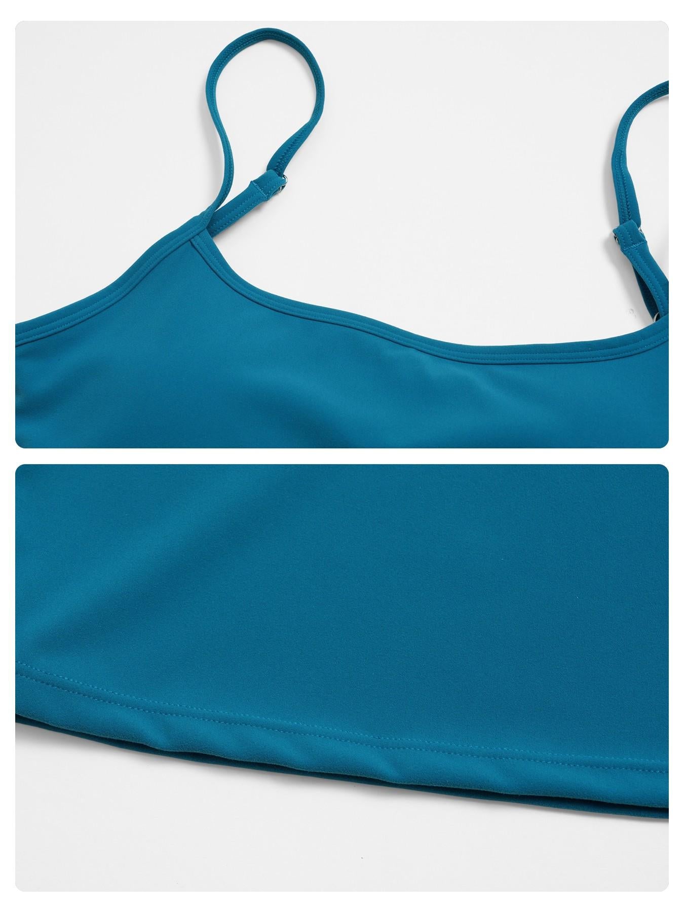 Creamy Soft Shockproof Sports Tank Top Set, High Waist Butt Lifting Fitness Wear - image 16