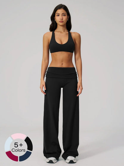 Women's Summer Fashion Yoga Set, Backless Sportswear