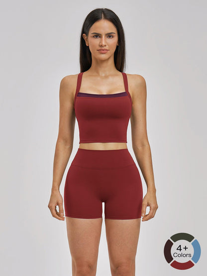 European and American Bare Sensation Sports Set, Solid Sports Sets - image 19