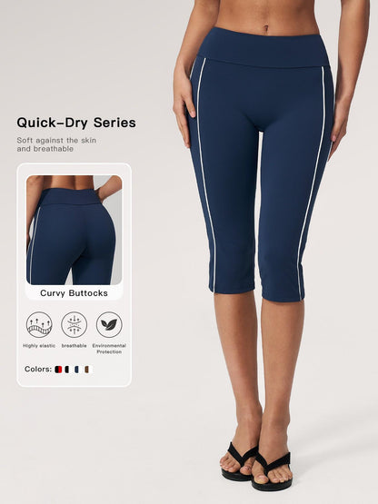 Women's High-Waist Yoga Shorts, Peach Butt Shaping - image 11