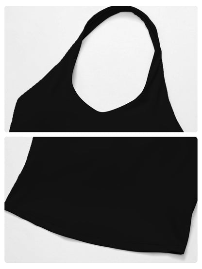 Women's Yoga Backless Tank Top, Quick-Dry Sleeveless Sports Bra - image 15