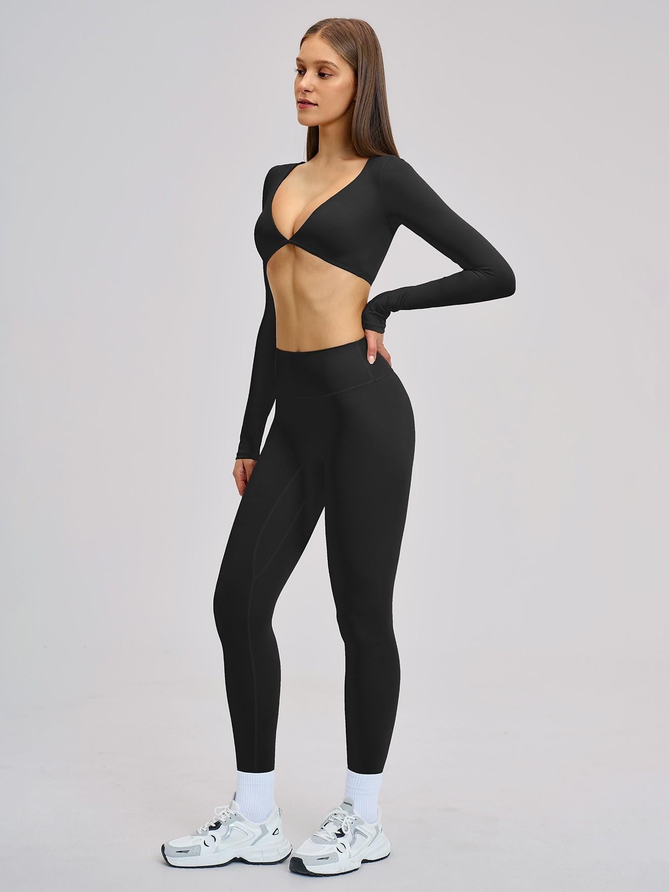 Women's Yoga Set, Microfiber Material - image 12