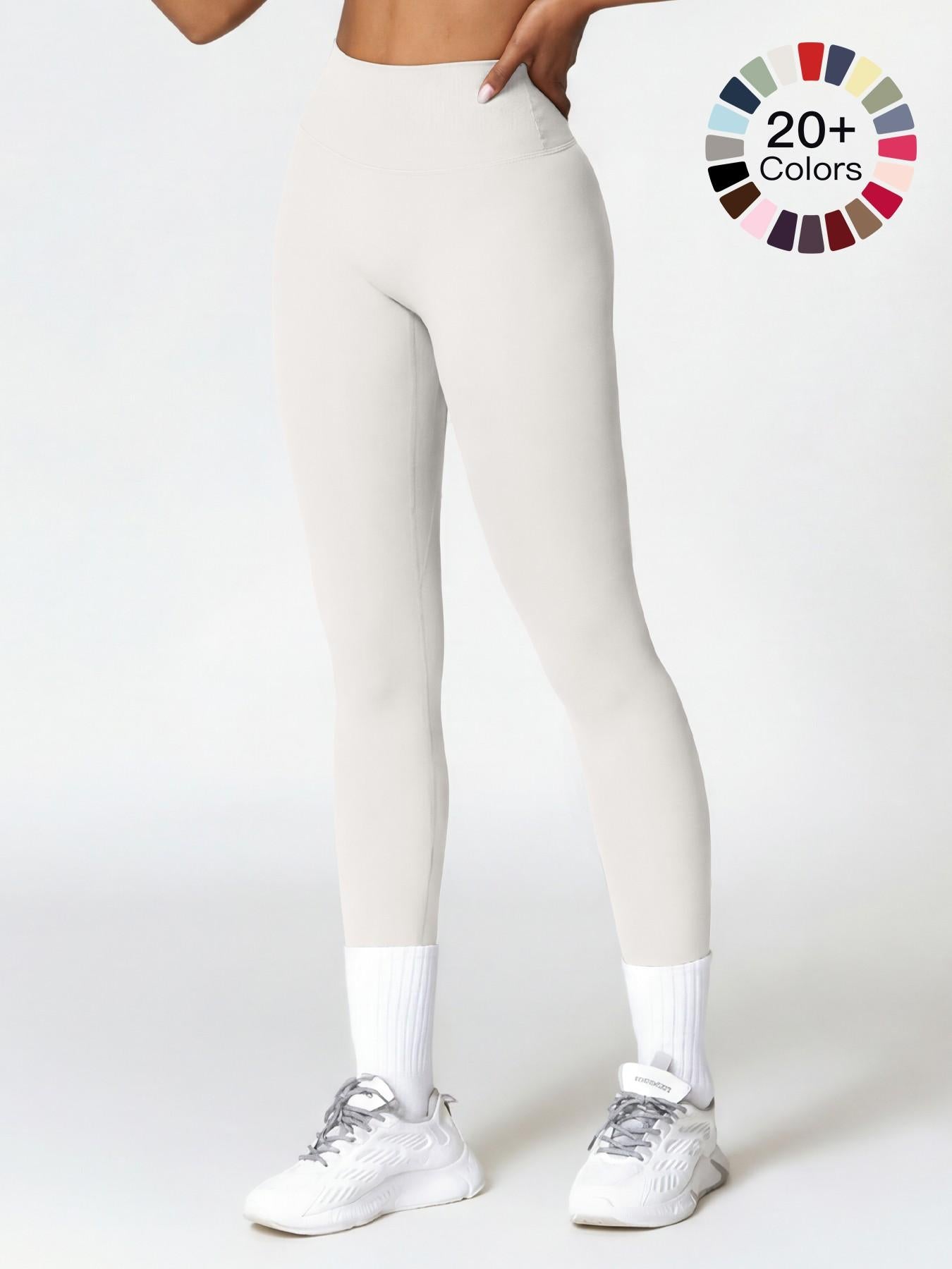 Women's High Waisted Sports Leggings, High Waists Leggings - image 24