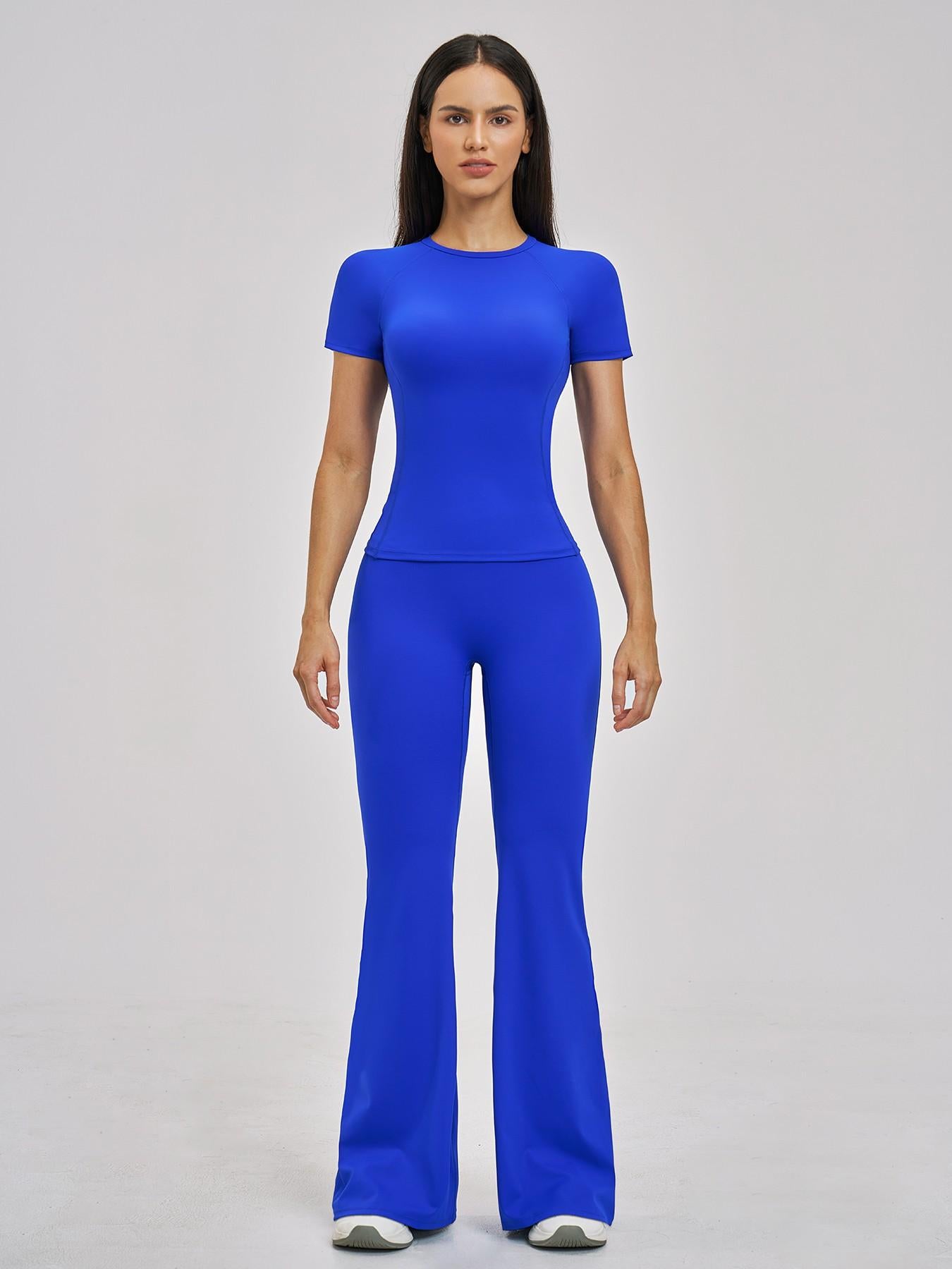 Spring New Slim Fit Quick-Dry Sports Activewear Set, Exercise Clothing Set - image 13