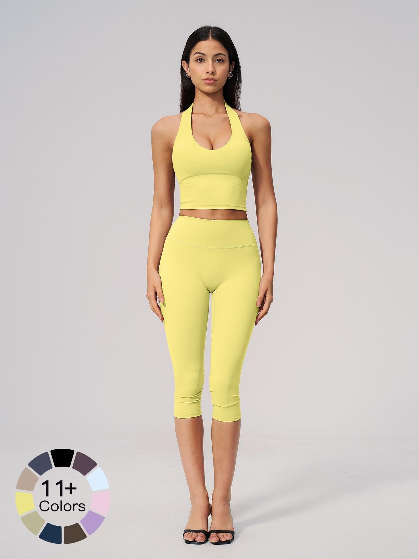 Women's Yoga Set with Quick-Dry High-Waist Butt-Lifting Waist Trainer, Breathable Fitness Outfit - image 13