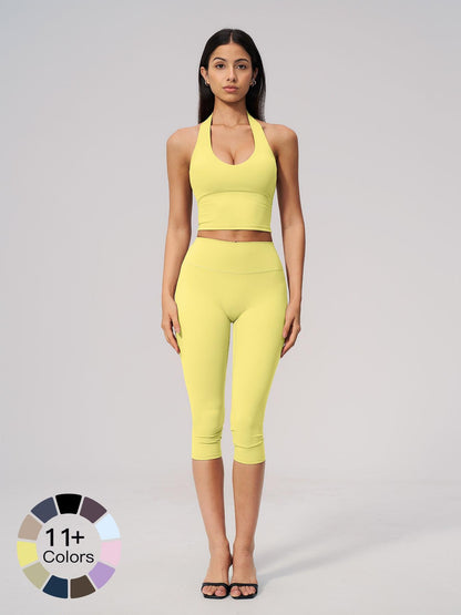 Women's Yoga Set with Quick-Dry High-Waist Butt-Lifting Waist Trainer, Breathable Fitness Outfit - image 13