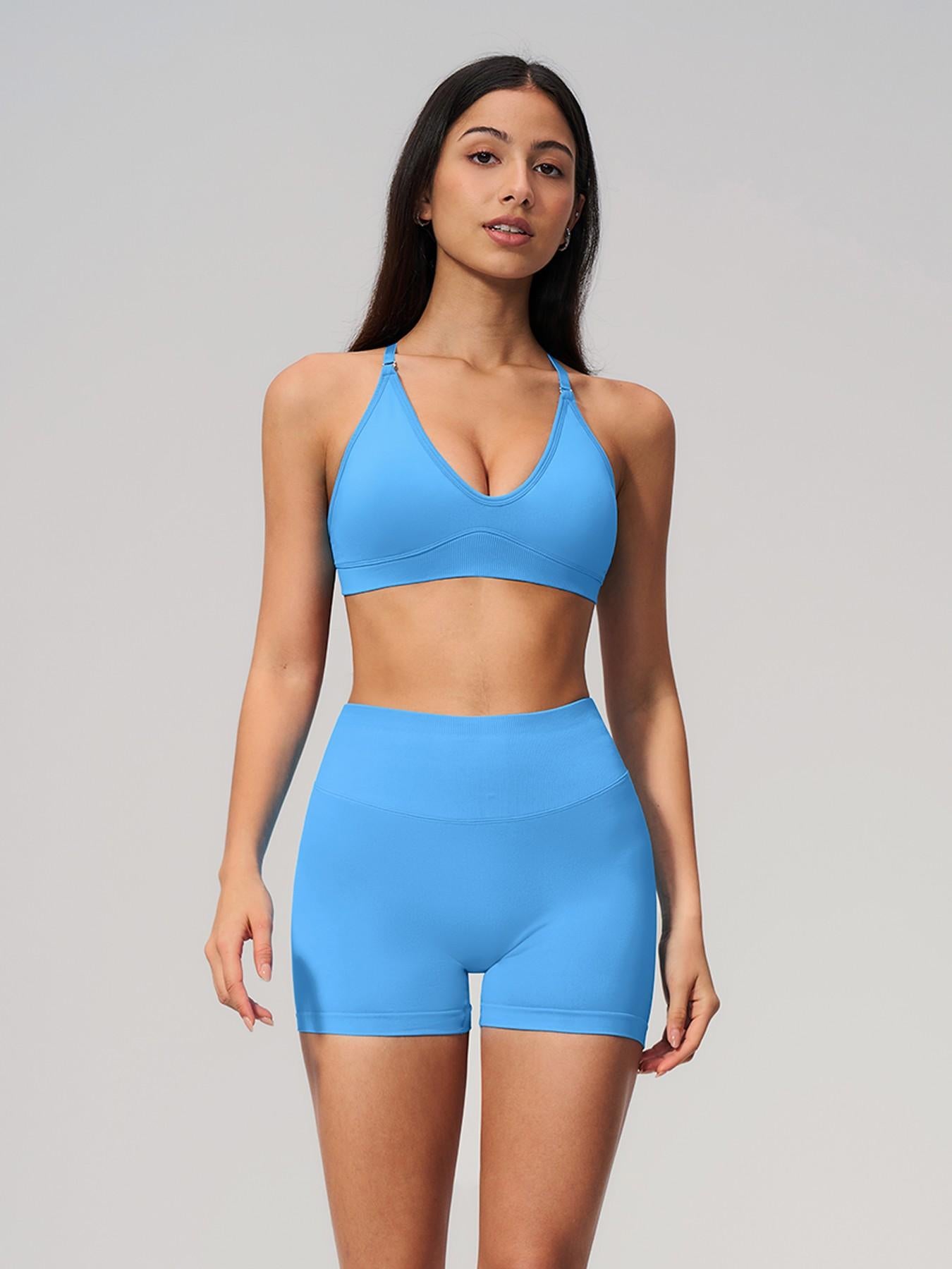 Seamless Yoga Set, Cross Back Design - image 15