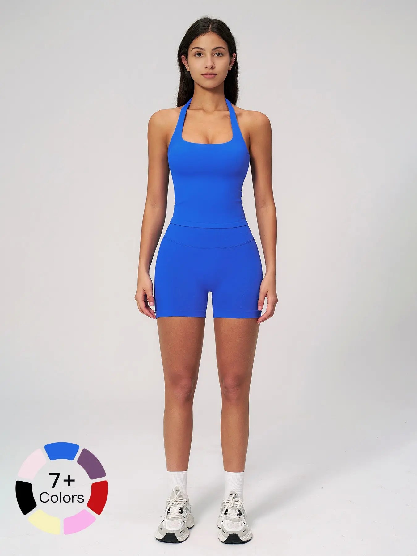 Seamless Yoga Set for Women, Tight Running Quick-Dry Sports Tank Top - image 2