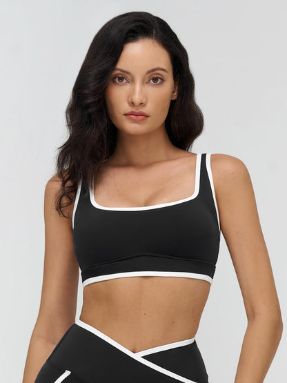Women's Yoga Bralette, Large Square Neckline - image 10