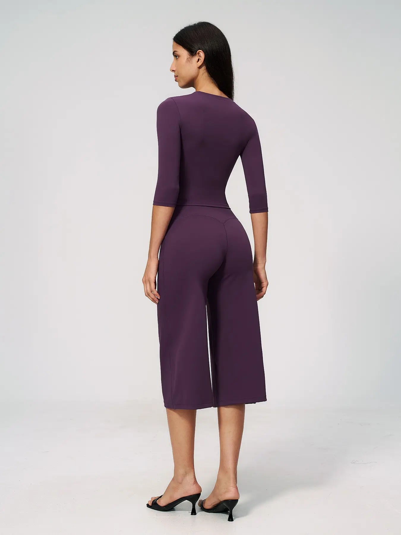 Cross-Border Yoga Set for Women, High Waist Butt Lifting Casual Outdoor Fitness Running Sports… - image 9