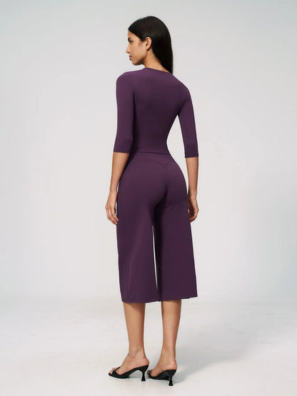 Cross-Border Yoga Set for Women, High Waist Butt Lifting Casual Outdoor Fitness Running Sports… - image 9