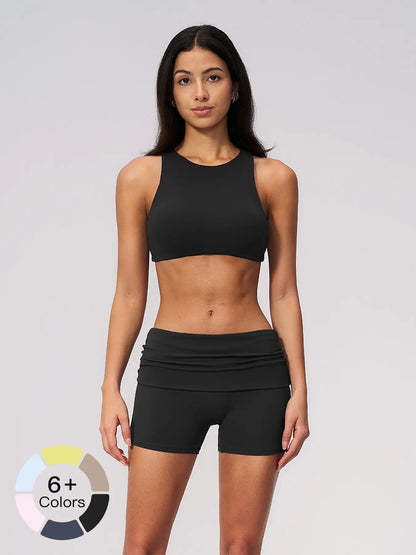 Yoga Set for Women, Tight-Fit Backless Fitness Workout Quick-Dry Yoga