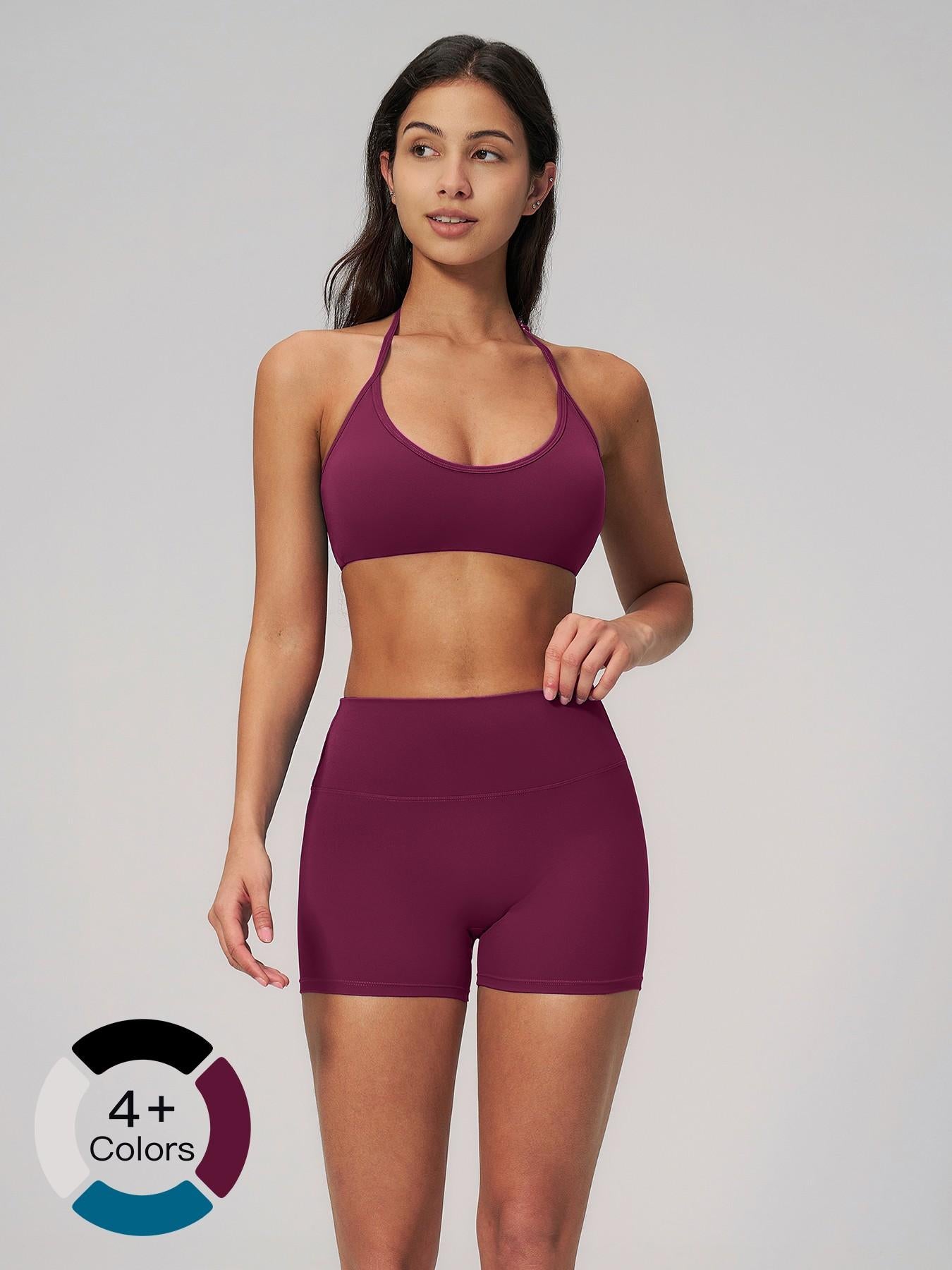 Creamy Soft Breathable Yoga Set, Stretchy Casual Yoga - image 18