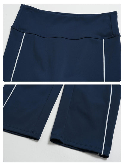 Women's Yoga Set, Fleece Quick-Dry Sports High-Waist Waist-Tucking Yoga Pants - image 18