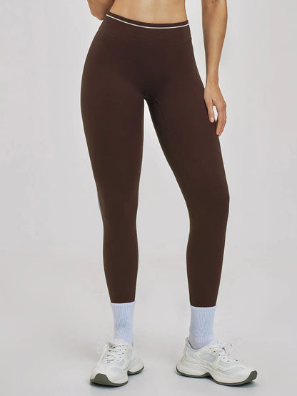Cross-Border Colorblock Yoga Pants, High Waist Quick-Dry Tight Fit - image 2